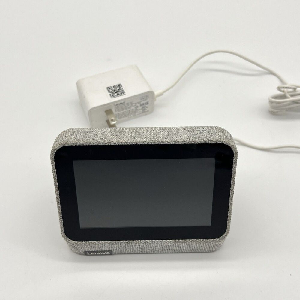 Lenovo - CD-24502F - Smart Clock 2 Gray W/ Touchscreen, & WiFi
